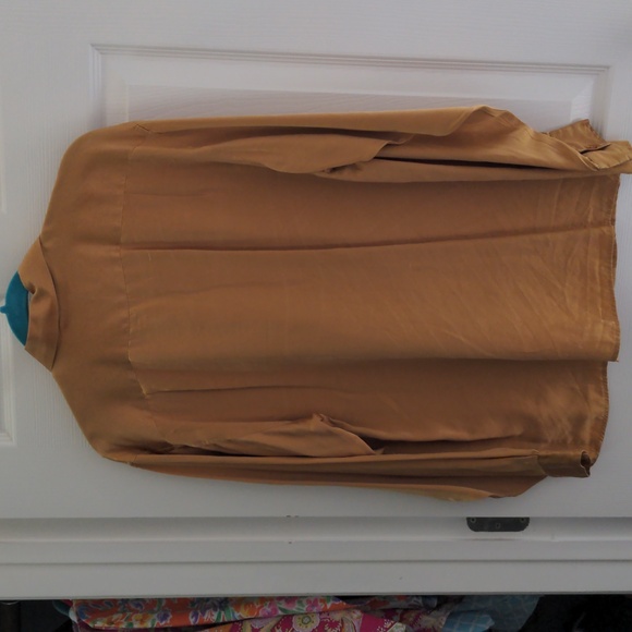 Anna and Frank silk button down long sleeve shirt - Picture 4 of 6